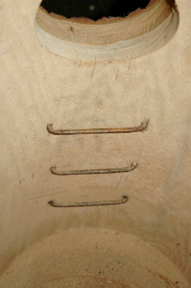 Naturstamm Nisthöhle aus Eiche für Gelbbrustaras, Canidearas, kleine Soldatenaras usw.