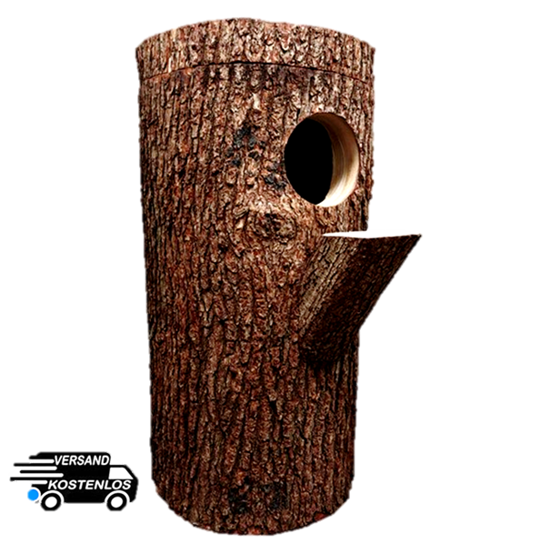 Naturstamm Nisthöhle aus Eiche für Gelbbrustaras, Canidearas, kleine Soldatenaras usw.